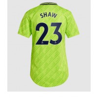 Dres Manchester United Luke Shaw #23 Rezervni za Žensko 2022-23 Kratak Rukav